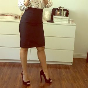 Aldo Black Suede Peep Toe Heel